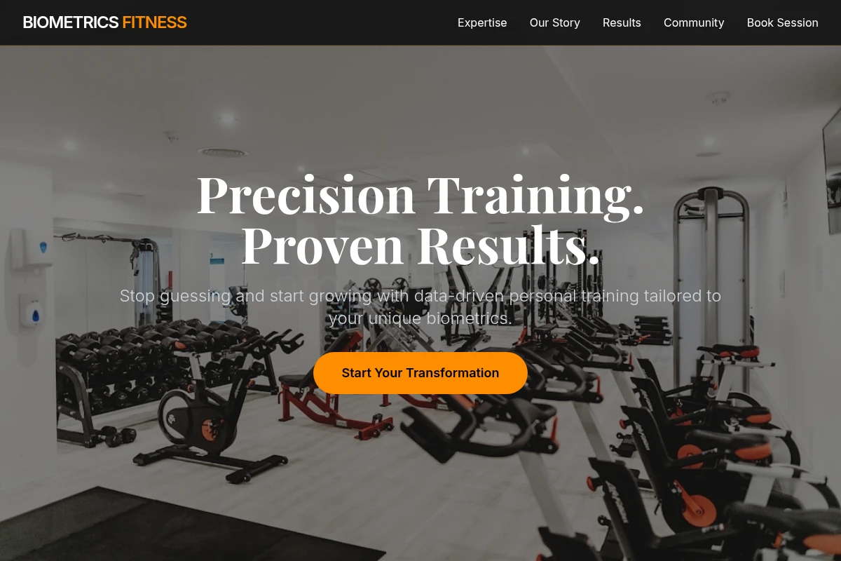 Biometrics Fitness Personal Training Studio
