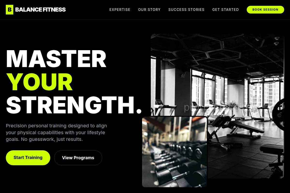Balance Fitness Personal Training Studio